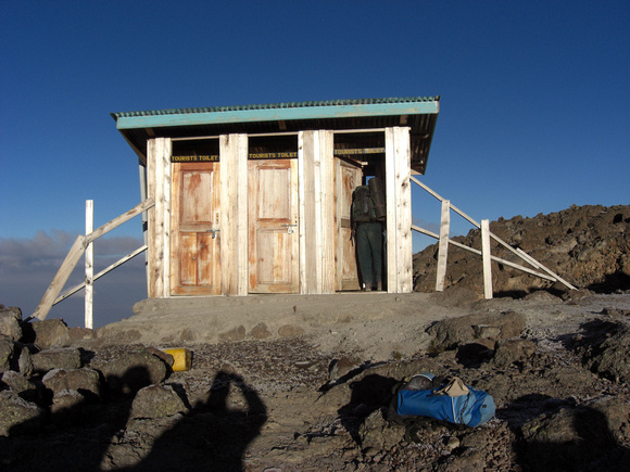 Barafu Camp Tourist Toilets CIMG1586